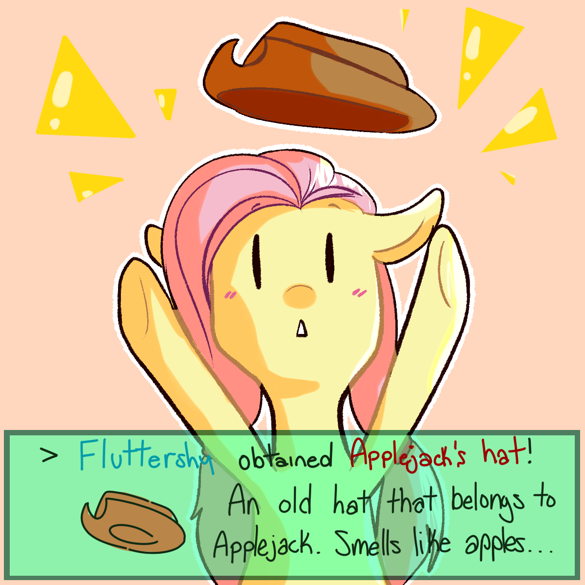 fluttershyanswers:  applejackanswers:  Jus’ don’t do nothin’ bad to it, I guess.
