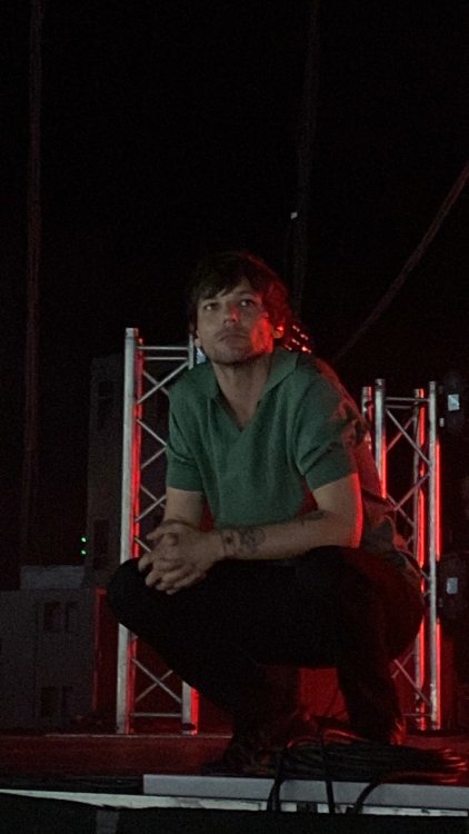 louistomlinsoncouk: Louis taking in the crowd on stage in Monterrey, Mexico - 11/6