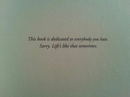 mysharona1987:Hilarious book dedications. 