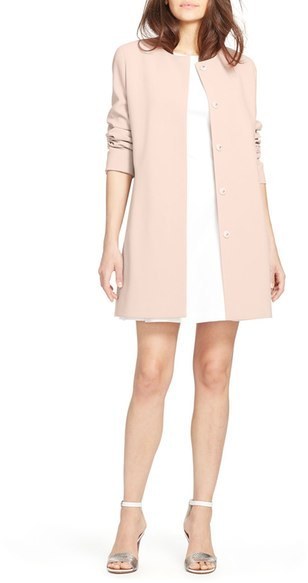 Lauren Ralph Lauren Collarless Crepe Topper by Lauren Ralph Lauren https://api.shopstyle.com/action/