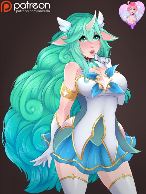   Finished subdraw #21 Soraka in her Star porn pictures