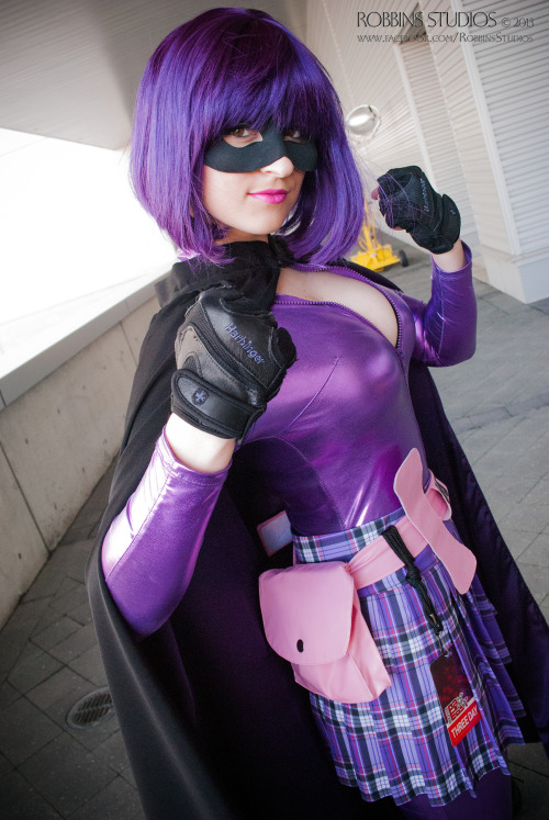 robbinsstudios:  Hitgirl cosplayed by Courtney Walland Shot at PAX East 2013 