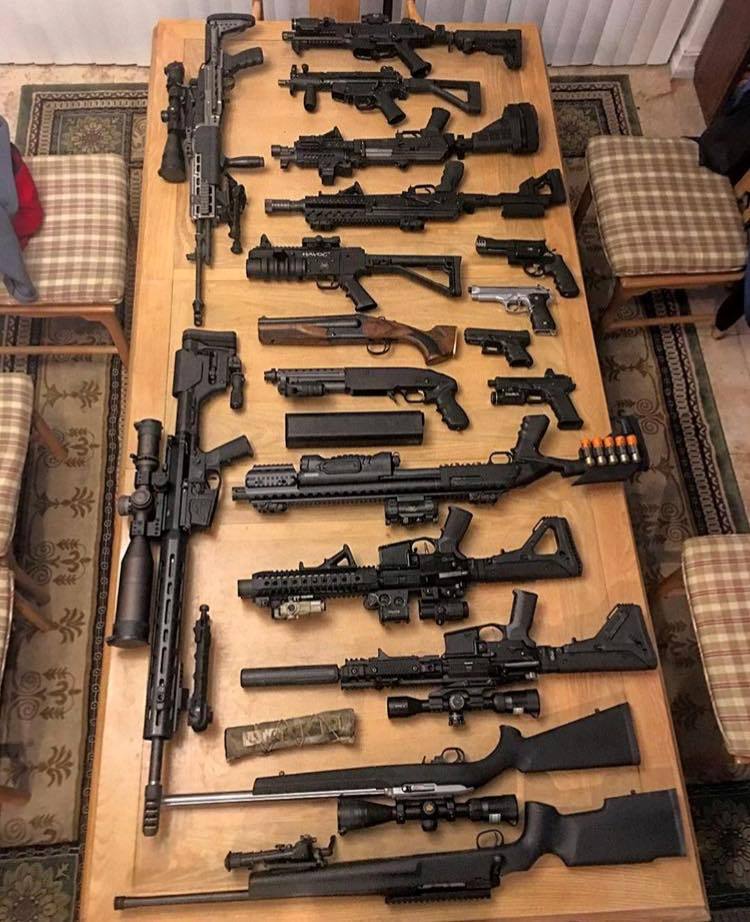 whiskey-gunpowder:  pew pew life*not available in california Weapons World  That&rsquo;s
