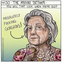 ink-pedia: “Colorful wrinkles &gt; wrinkles“   —   The Anxious Tattooer   