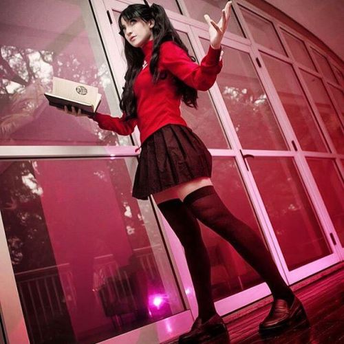 #tohsakarin #fatestaynight #cosplay #anime #japan #zettairyouiki #stockings #kneehighsocks #addicted