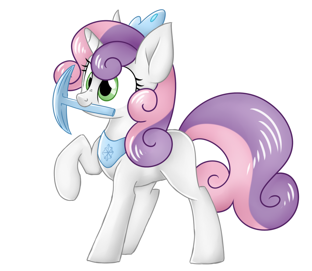 theponyartcollection:  Sweetie Belle - Snow Princess by =ShyShyOctavia 