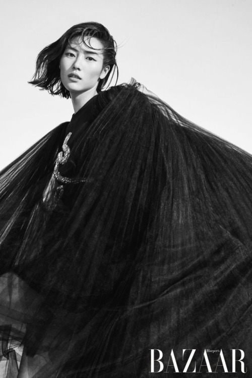 new-vogue: Liu Wen by Yu Cong for Harper’s Bazaar China, September 2019