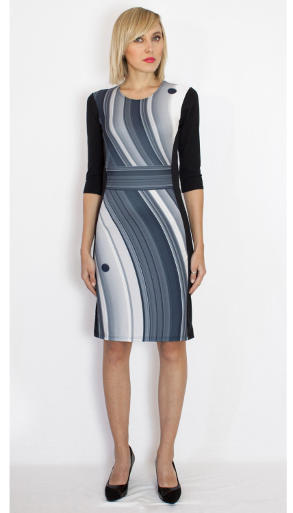Inspired by the iconic Rings of Saturn and images from NASA&rsquo;s Cassini Solstice, this dress