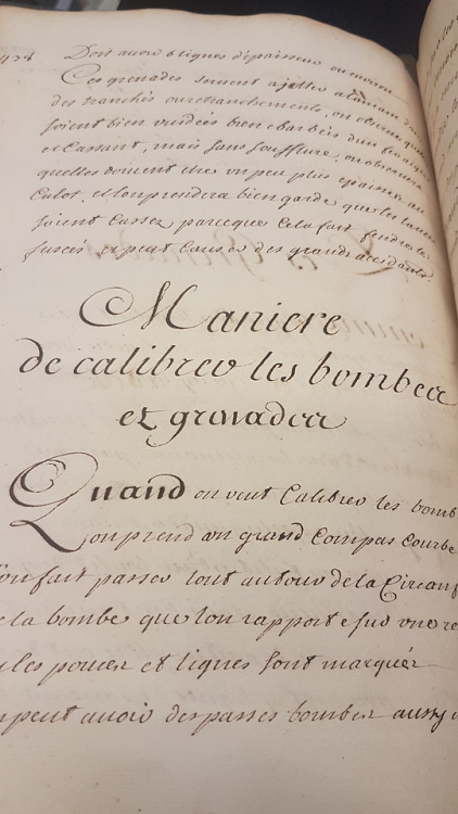 LJS 219 - Instruction pour les officiers de l'artillerieThis French manuscript is a treatise on arti