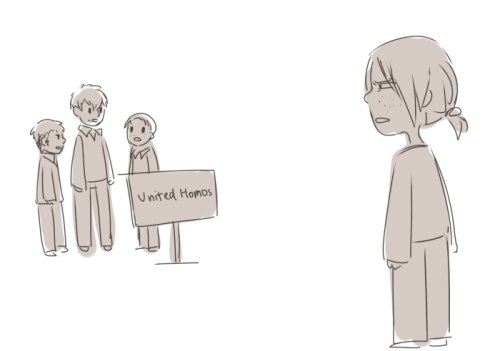 ask-jean: ask-ymir: the congregation of gays who arent me no get out no dont get out we&rsquo;r