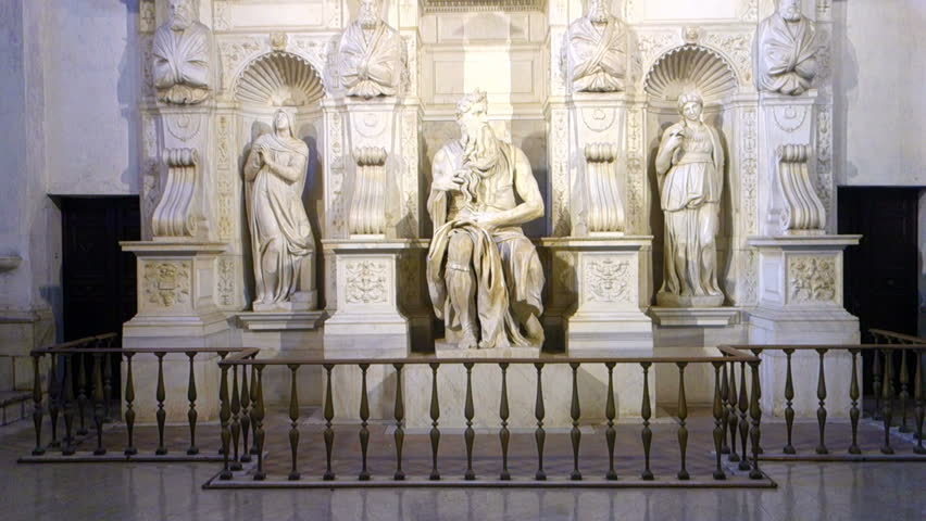 cappellapaolina:  Moses, ca. 1513-1515 Michelangelo (  Michelangelo di Lodovico Buonarroti