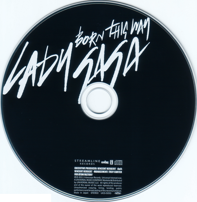 lgsource:  Lady Gaga’s 5 albums’ Disc Art.