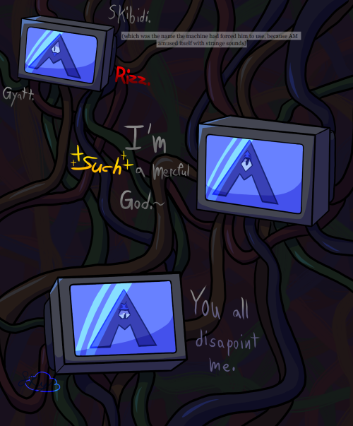 I Drew AM Cus I'm Totally Not Hyperfixating On Ihnmaims. What Do You Take Me For? Autistic? (Note: I