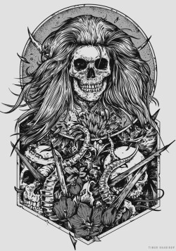 ligafrankorn:  →☠Dark art, skull images