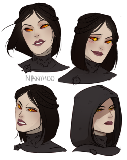 nanihoosartblog:decided to post those Serana doodles as their own thing, + add a couple more lol @keena-kapu