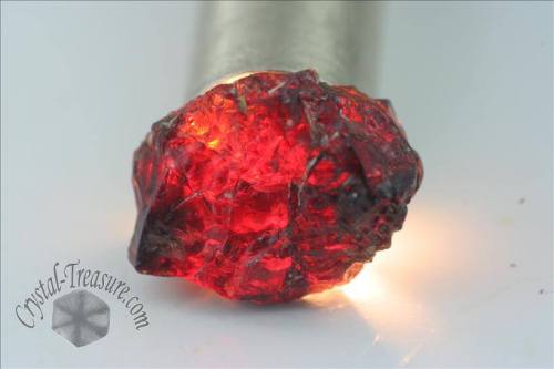 Painite, as rare as it gets.Boron minerals are often chemically complex grab bags, with many differe