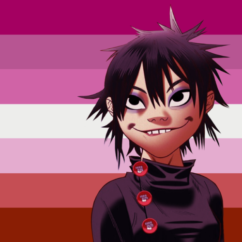 gorillaz pride icons | Tumblr