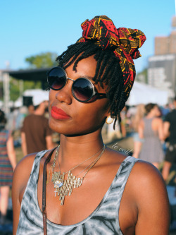 Kellye at the AFROPUNK Festival in Brooklyn.