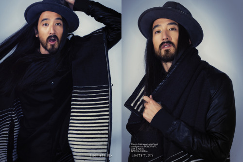 SKINGRAFT fam @steveaoki on the pages of The Untitled Magazine wearing the Peruvian collection.
