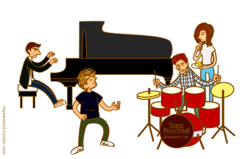 JOJ&rsquo;s air guitar reminds me to the instrument challenge they did xD and Rebecca is totally