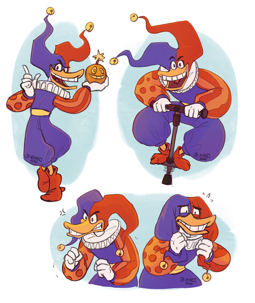 Done! The fearsome four villains of Darkwing Duck! They are so much fun to draw! :D