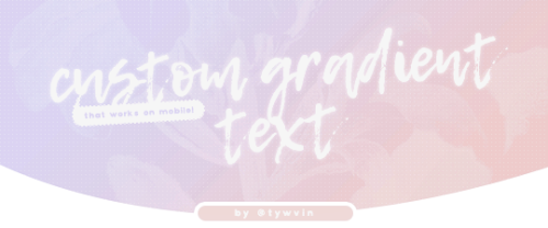 tywvin: how to get custom gradient text on captions! i tried to figure this out for a while and i th