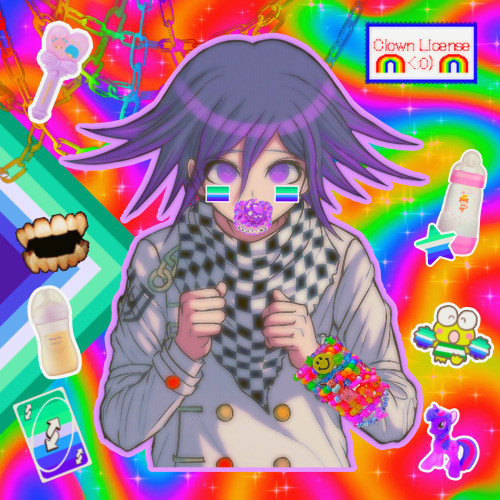 Rainbowcore Kokichi Vincian Agere Edit !