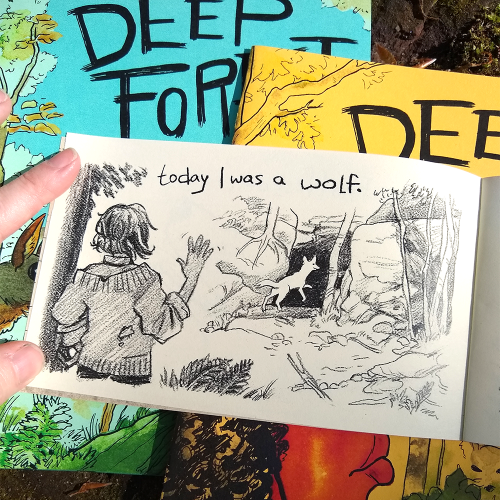 DEEP FOREST MEGAPOST A sci fi comic series about a group of kids growing up on a colonized alien pla