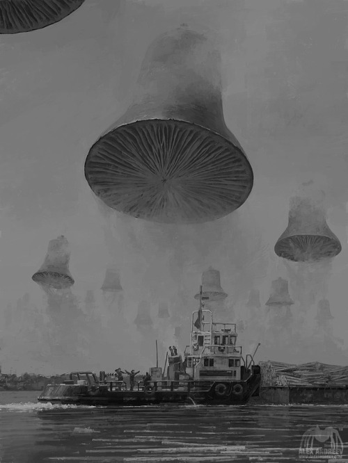 crossconnectmag:   Atmospheric Apocalyptic Digital Art from Alex Andreyev Hello, my name is Alex Andreyev. I’m an artist living in Saint -  Petersburg. I’ve been drawing, painting and doing graphic design over  last 20 years. My last project is an