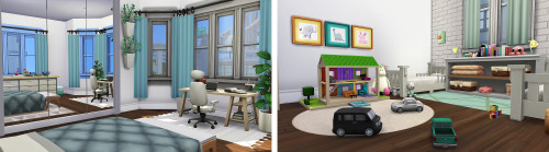 BIG BLENDED FAMILY APARTMENT 4 bedrooms - 8 sims2 bathrooms§102,929 (will be less when placed d