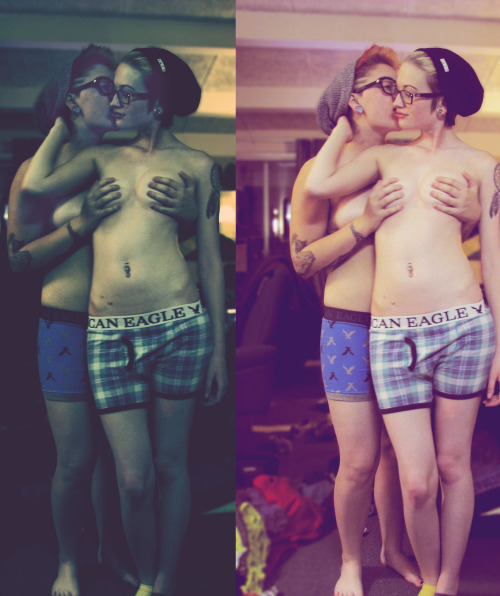 fuckyeahandrogynousgirls:  http://mynameispride.tumblr.comhttp://randomlesbian.tumblr.com 