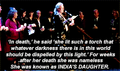 meryl-streep:‘But tonight, she’s OUR DAUGHTER too.’Meryl Streep speaks during the candlelight ceremony at the screening of the documentary ‘India’s Daughter’ in New York, launching a worldwide campaign against gender inequality
