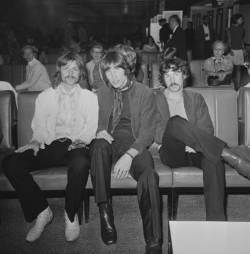 more-relics:Pink Floyd at Heathrow Airport