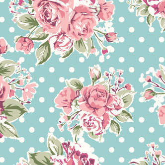 Free abstract floral pattern