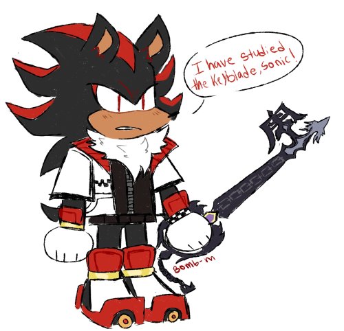 seasaltfamily:Shadow with dah keyblade