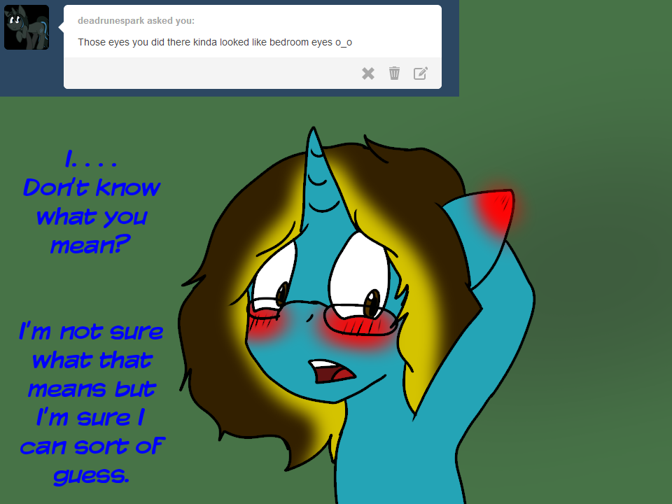 asksweetdisaster:  oAo;;;;; ……. ((Feeeeeling better! x3 But drew this in a bit