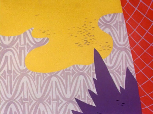 Backgrounds from Wackiki Wabbit (1943), a Bugs Bunny cartoon directed by Chuck Jones