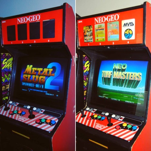 An early before and after of my 4 Slot Neo-Geo MVS shortly after I picked it up. Most of the work th