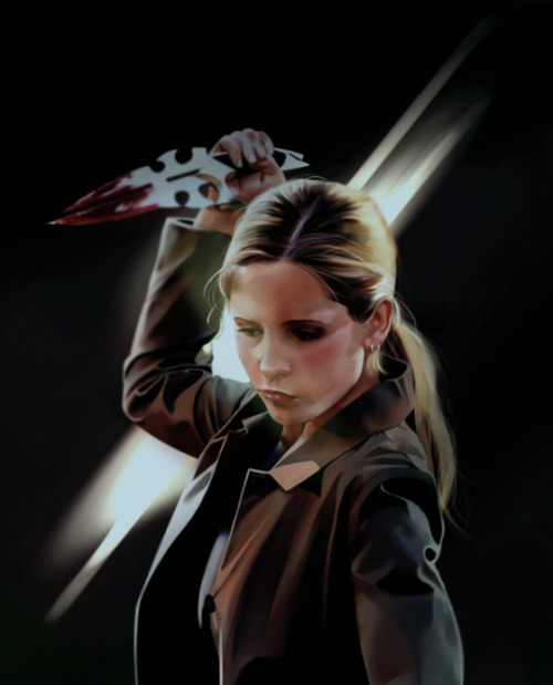 floydlawton: I’m rewatching Buffy so here’s old 2013 BTVS fanart 