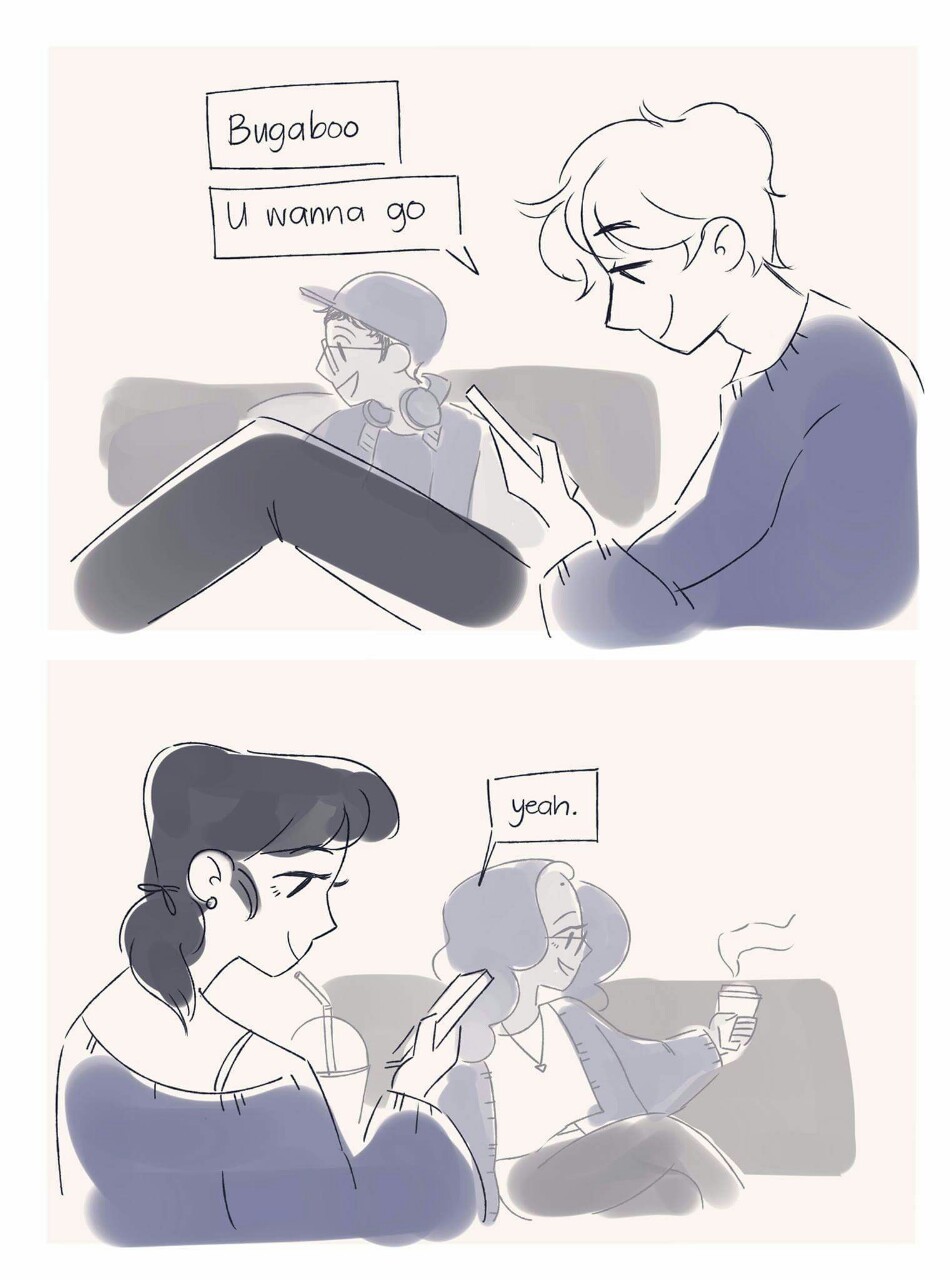 sofiaruelle:  I feel like they’re the kinds of noons that will text each other