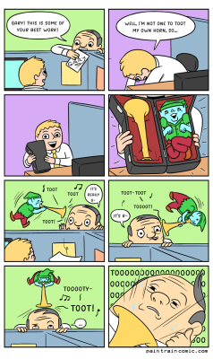 tastefullyoffensive:  by Pain Train Comic