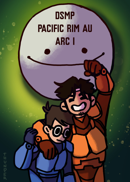 thunderbottle:In celebration of 700 followers, I now present: THE DSMP PACIFIC RIM AU!!!!I have been