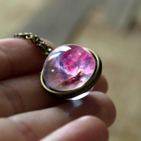 helpingg:Nebula Space Necklace!Get these Celestial Galaxy Necklaces designed by some of our most tal