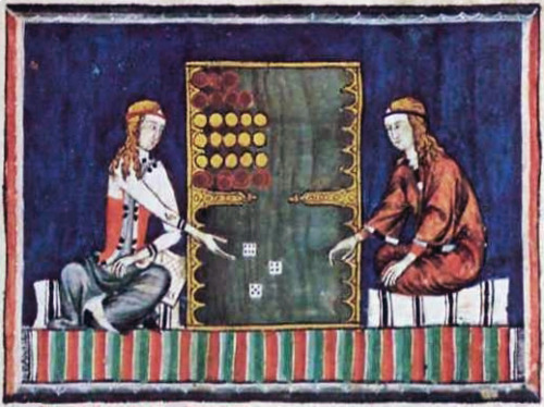 Libro de los Juegos, (Book of games), commissioned by Alfonso X of Castile, Galicia and León and com