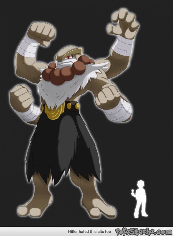 wickedweavile:  TWO FAKE MEGA-MACHAMP DESIGNS! 