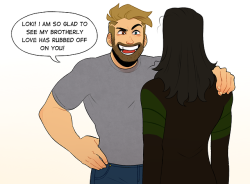 sugarandmemories:  Loki accidentally gives