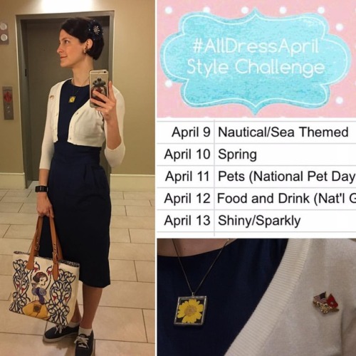 Spring! is today’s theme for #alldressapril. Unfortunately I had to dress a bit more conservat