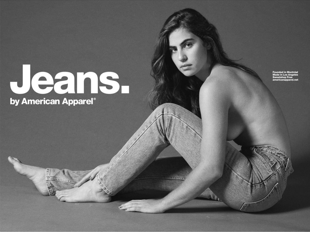 American Apparel sexy advert. American Apparel’s advertising is famous for the