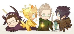 Juvenile-Reactor:  Tonberry, Behemoth And Chocobos…..😂