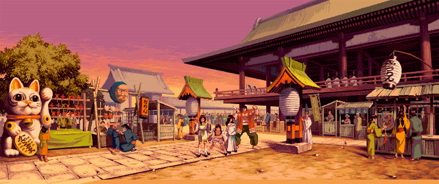 Ippukutei Petapeta まるで映画の1シーン 格闘ゲーム の背景gifアニメ 31選 Ddn
